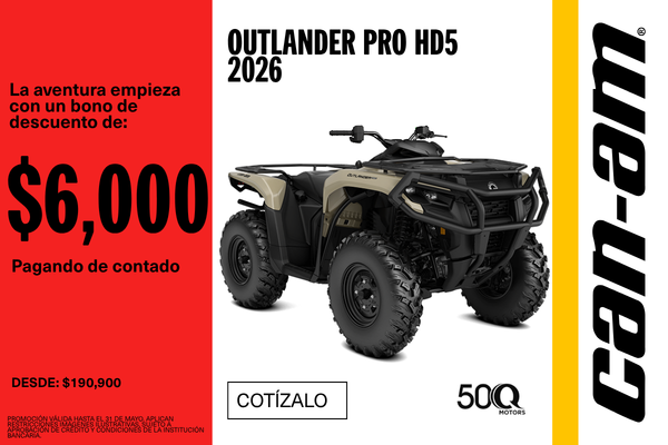 OUTLANDER PRO HD5 2026