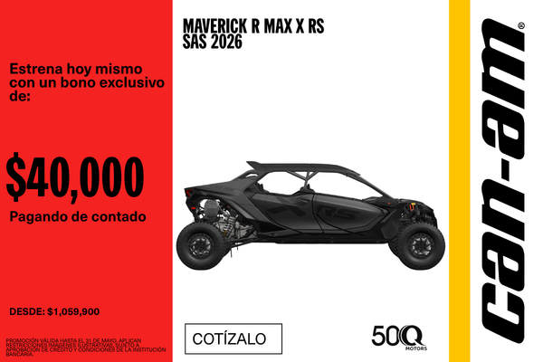 MAVERICK R MAX X RS SAS 2026