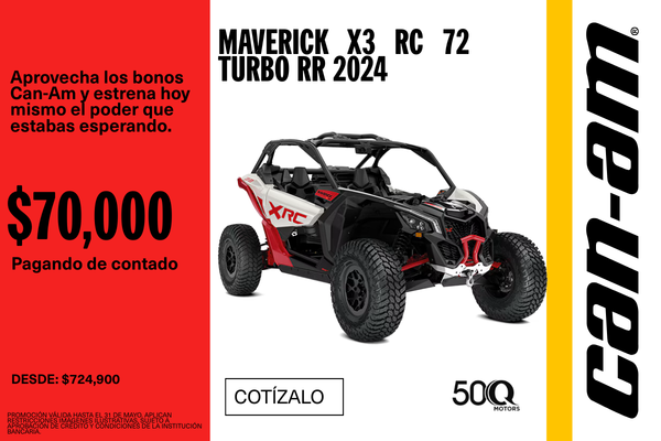 MAVERICK X3 RC 72 TURBO RR 2024